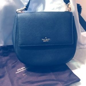 Kate Spade Saddle Shoulder Bag in Black